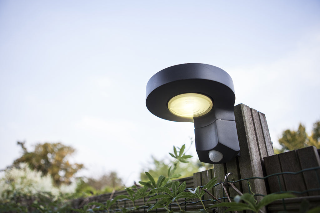 DISO OUTDOOR LED WALL 1 LIGHT PIR DARK GREY