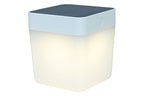 TABLE CUBE SOLAR LED PORTABLE 1 LIGHT WHITE