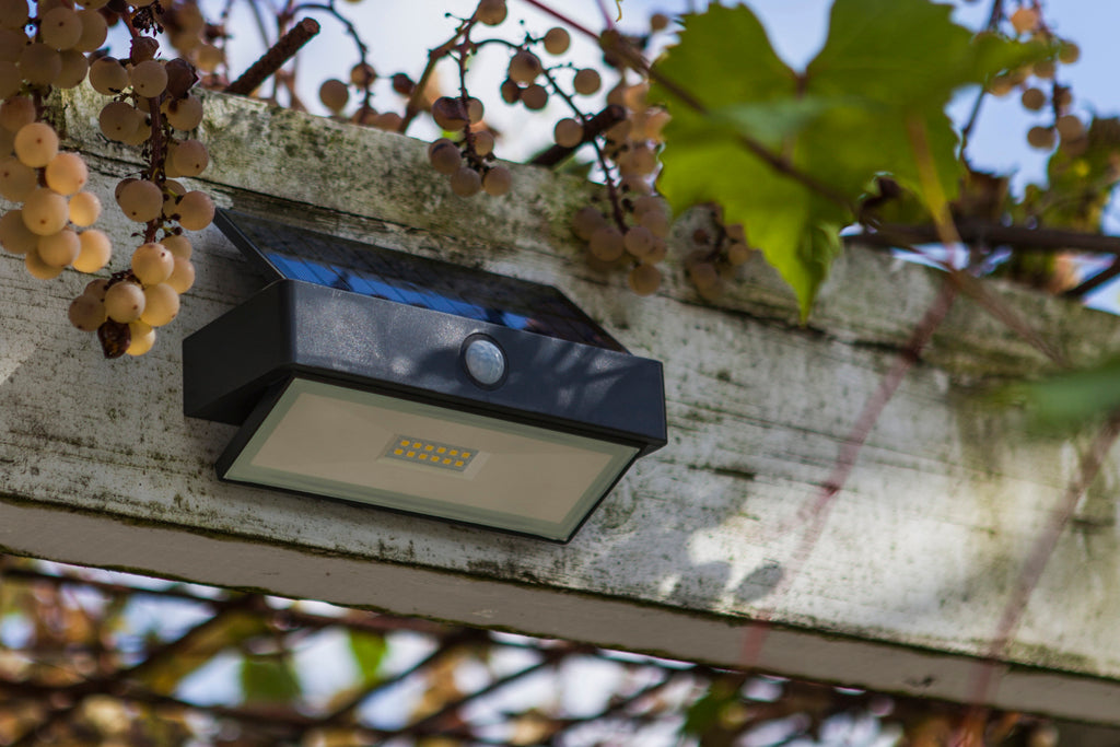 ARROW SOLAR LED WALL PIR 1 LIGHT DARK GREY