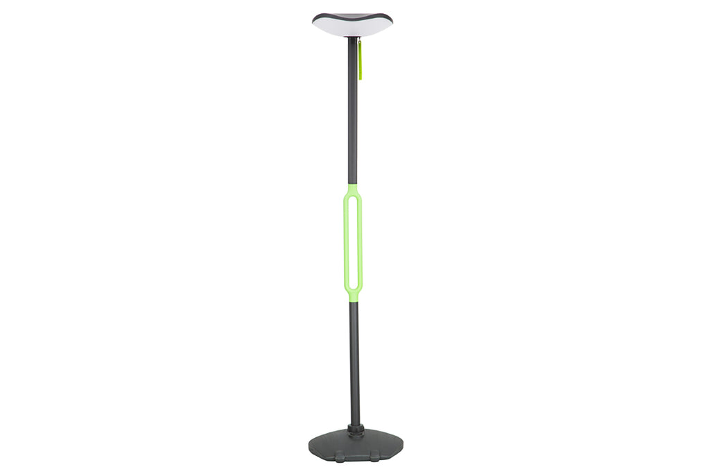 POPPY SOLAR LED POST BLUETOOTH 1 LIGHT DARK GREY