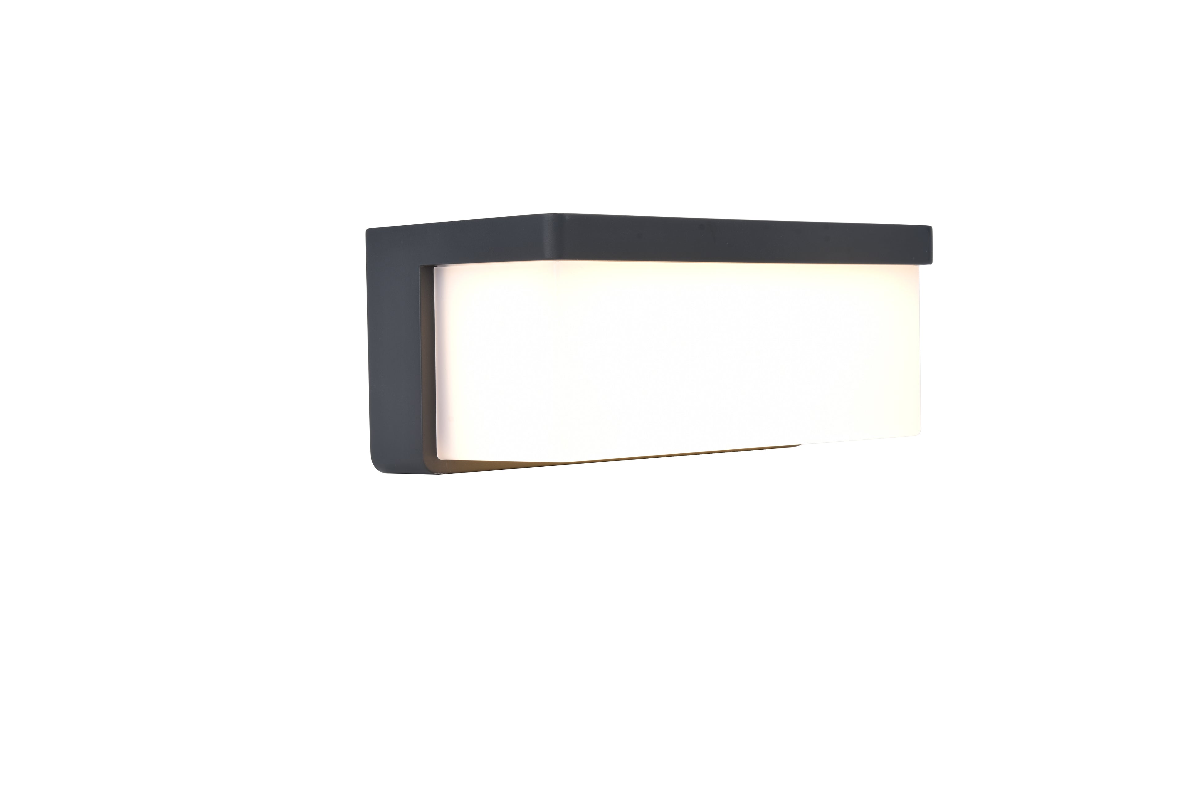 ZELNA SOLAR HYBRID LED WALL 1 LIGHT DARK GREY