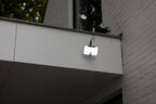 KOMBO SOLAR LED WALL 1 LIGHT PIR BLACK