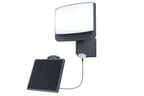 SUNSHINE SOLAR LED WALL 1 LIGHT PIR DARK GREY PLUS SOLAR PANEL