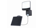 SUNSHINE SOLAR LED WALL 1 LIGHT PIR DARK GREY PLUS SOLAR PANEL
