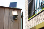 SUNSHINE SOLAR LED WALL 1 LIGHT PIR DARK GREY PLUS SOLAR PANEL