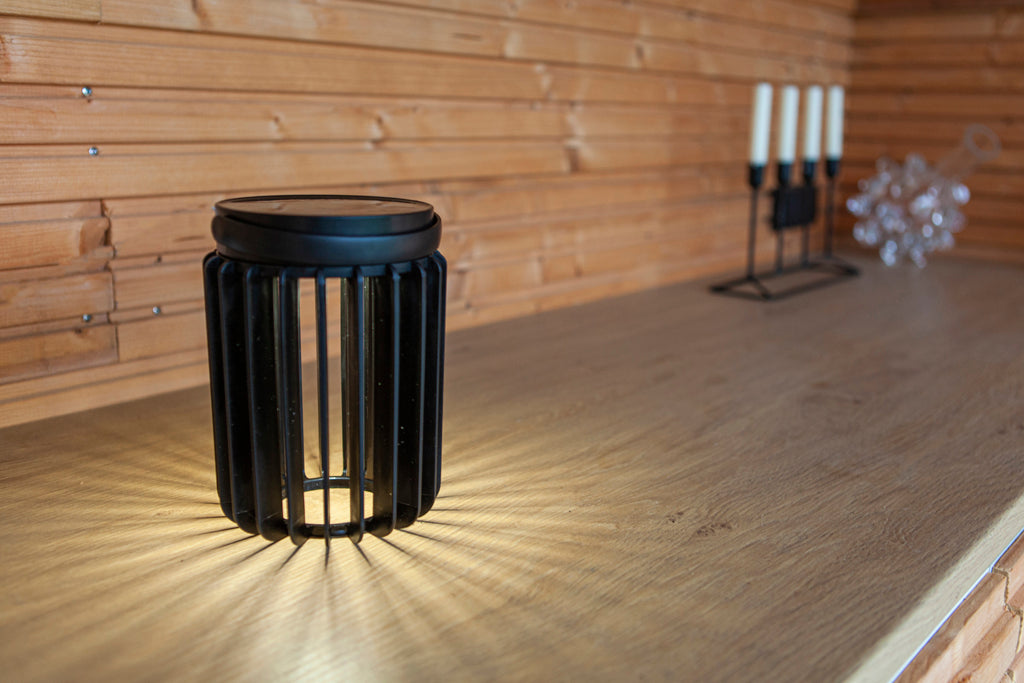 KOZY SOLAR LED PORTABLE 1 LIGHT BLACK