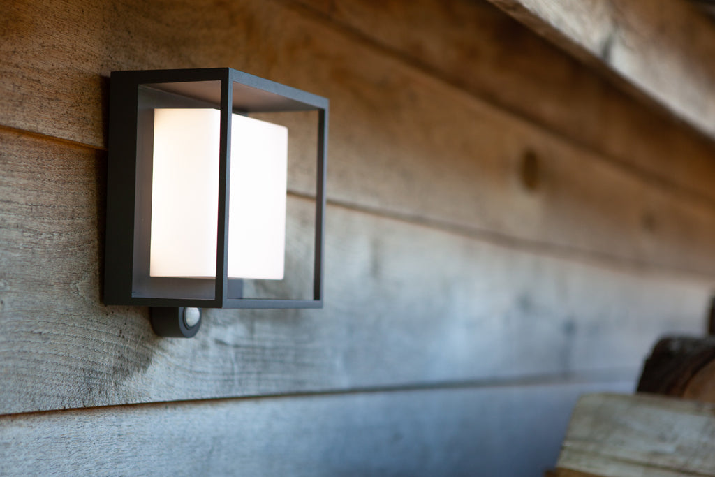 CURTIS SOLAR LED WALL 1 LIGHT DARK GREY