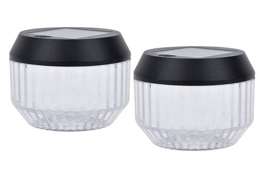 DIVA SOLAR LED PORTABLE 1 LIGHT BLACK (2 PACK)