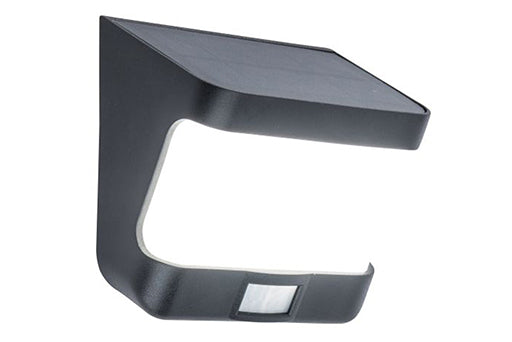 TRY OUTDOOR LED SOLAR WALL PIR 1 LIGHT BLACK