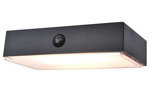 FADI SOLAR LED WALL 1 LIGHT PIR BLACK LUTEC CONNECT