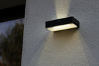 FADI SOLAR LED WALL 1 LIGHT PIR BLACK LUTEC CONNECT