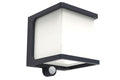 DOBLO OUTDOOR LED SOLAR WALL PIR 1 LIGHT DARK GREY