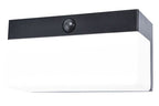 FRAN SOLAR LED WALL 1 LIGHT PIR BLACK LUTEC CONNECT
