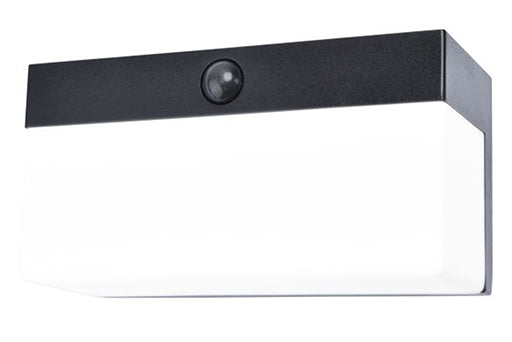 FRAN SOLAR LED WALL 1 LIGHT PIR BLACK LUTEC CONNECT