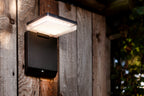 MOZE - MOZ SMART SOLAR LED WALL 1 LIGHT PIR BLACK