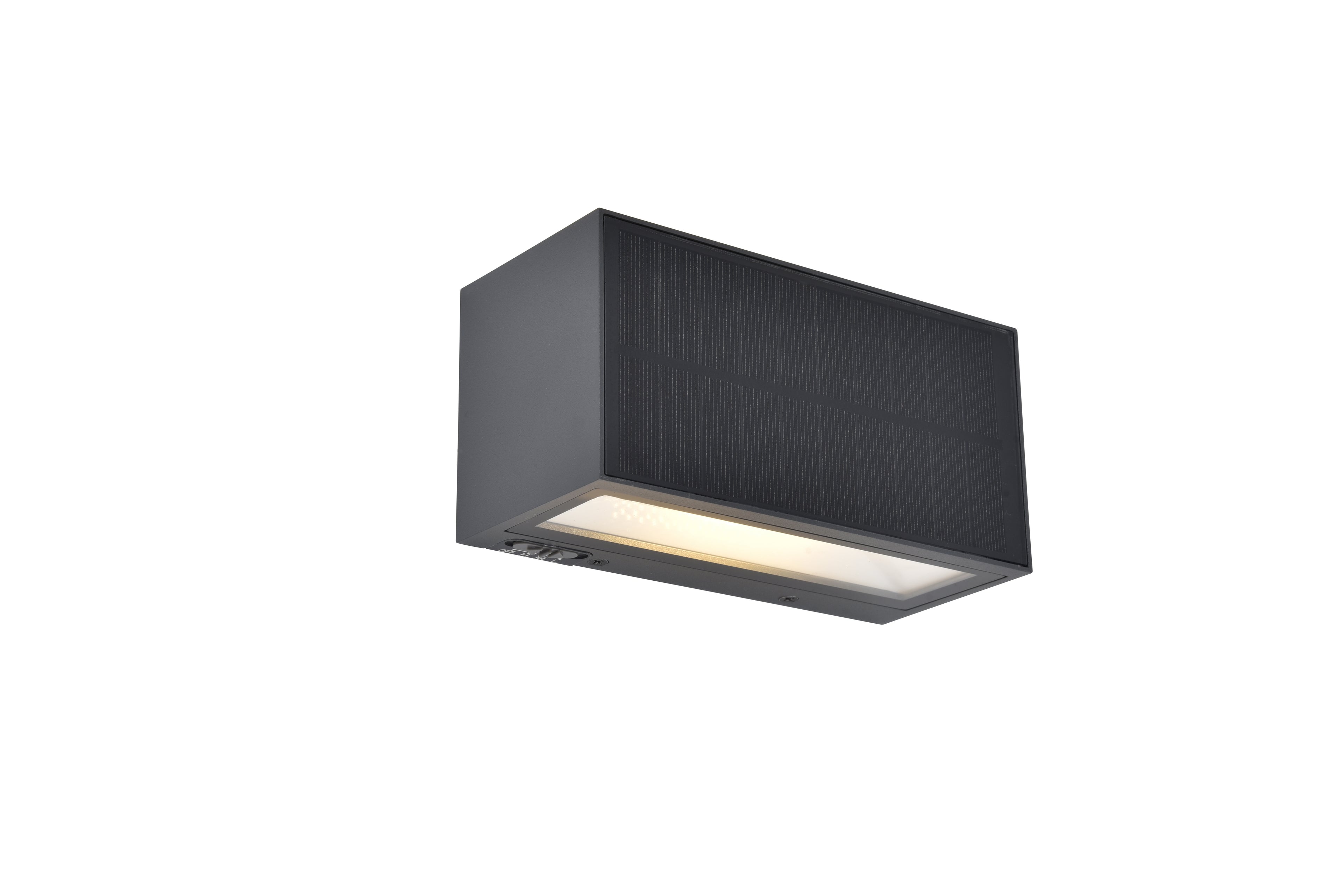 INKA SOLAR HYBRID LED WALL 1 LIGHT DARK GREY