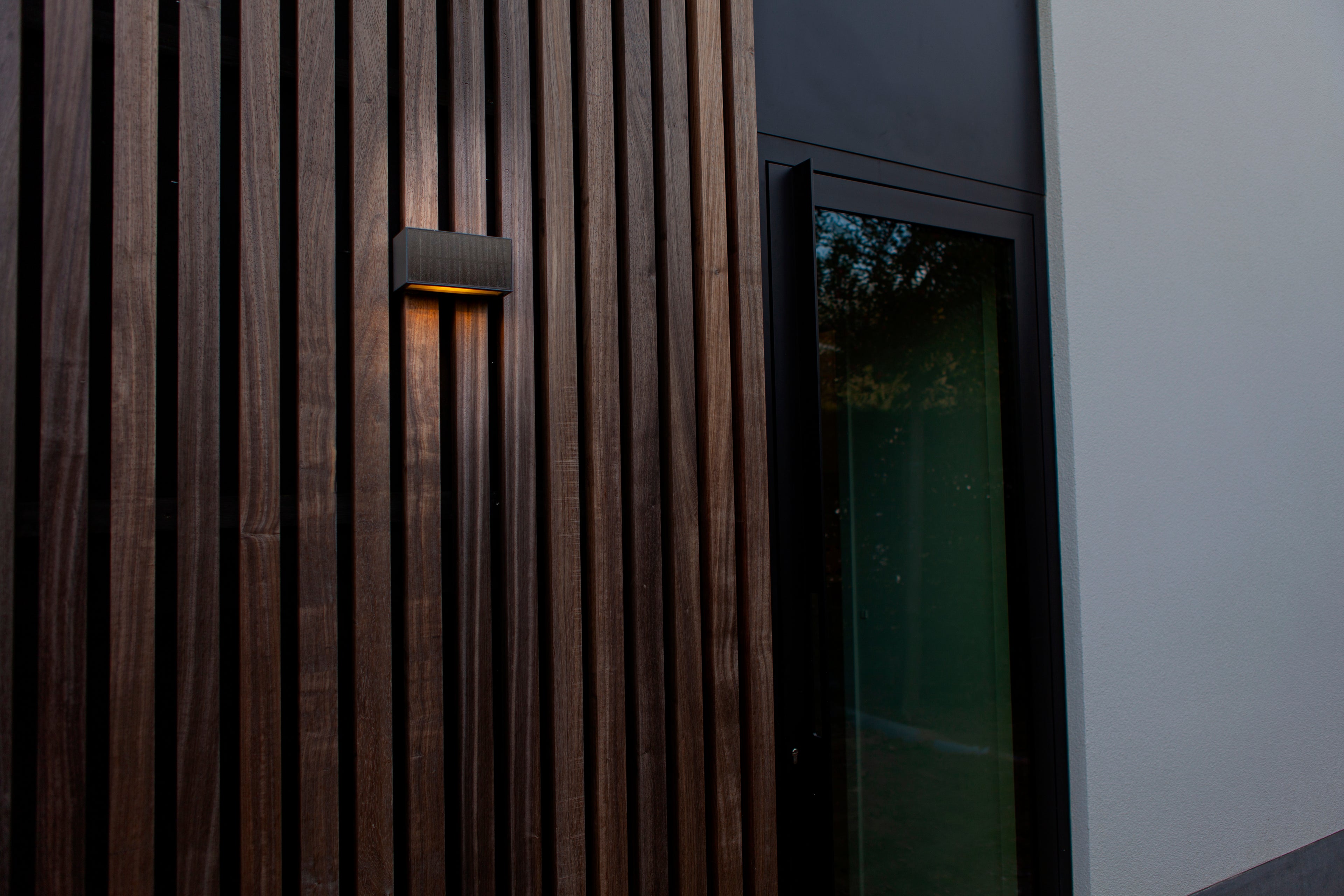 INKA SOLAR HYBRID LED WALL 1 LIGHT DARK GREY