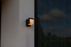 PRIMA SOLAR HYBRID LED WALL 1 LIGHT PIR DARK GREY