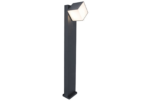 CUBA OUTDOOR LED BOLLARD 1 LIGHT DARK GREY