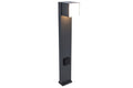 CUBA OUTDOOR LED BOLLARD 1 LIGHT DARK GREY