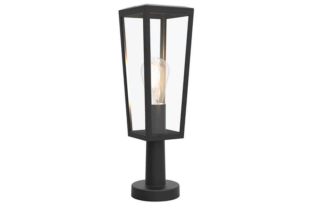 PINE OUTDOOR SMALL POST 1 LIGHT E27 BLACK