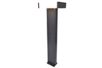 CONROY OUTDOOR LED BOLLARD 2 LIGHT DARK GREY