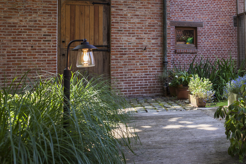 CATE OUTDOOR SMALL POST 1 LIGHT E27 BLACK