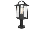 KELSEY OUTDOOR PEDESTAL 1 LIGHT E27 BLACK