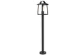 KELSEY OUTDOOR SMALL POST 1 LIGHT E27 BLACK