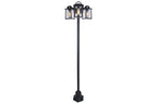 KELSEY OUTDOOR BIG POST 3 LIGHT E27 BLACK
