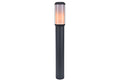 HEROS OUTDOOR BOLLARD 1 LIGHT E27 DARK GREY