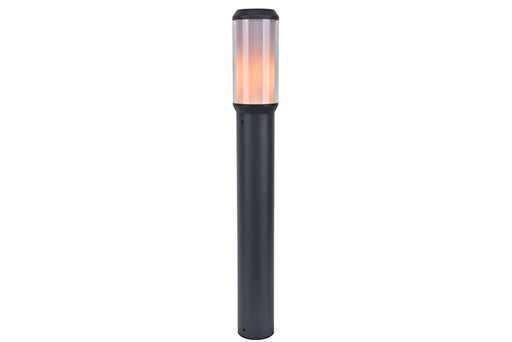 HEROS OUTDOOR BOLLARD 1 LIGHT E27 DARK GREY