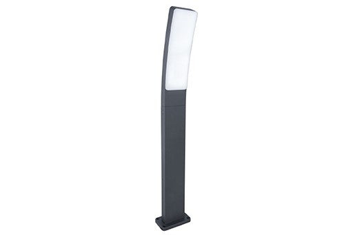 KIRA OUTDOOR LED BOLLARD 1 LIGHT DARK GREY