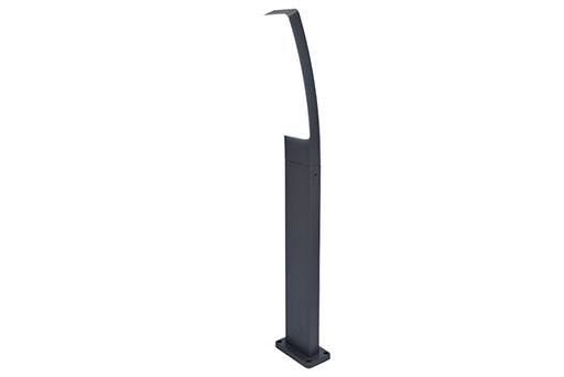 KIRA OUTDOOR LED BOLLARD 1 LIGHT DARK GREY - CCT WHITES