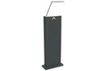 PANO OUTDOOR LED BOLLARD 1 LIGHT DARK GREY - CCT WHITES