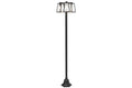 FIA OUTDOOR BIG POST 3 LIGHT E27 BLACK