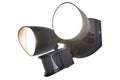 SHRIMP NEW SHAPE OUTDOOR LED WALL 2 LIGHT PIR BLACK