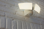 ARTICA OUTDOOR LED WALL 2 LIGHT PIR WHITE LUTEC CONNECT
