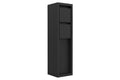 MAINS OUTDOOR BOLLARD PLUGBOX PIN EARTHING DARK GREY