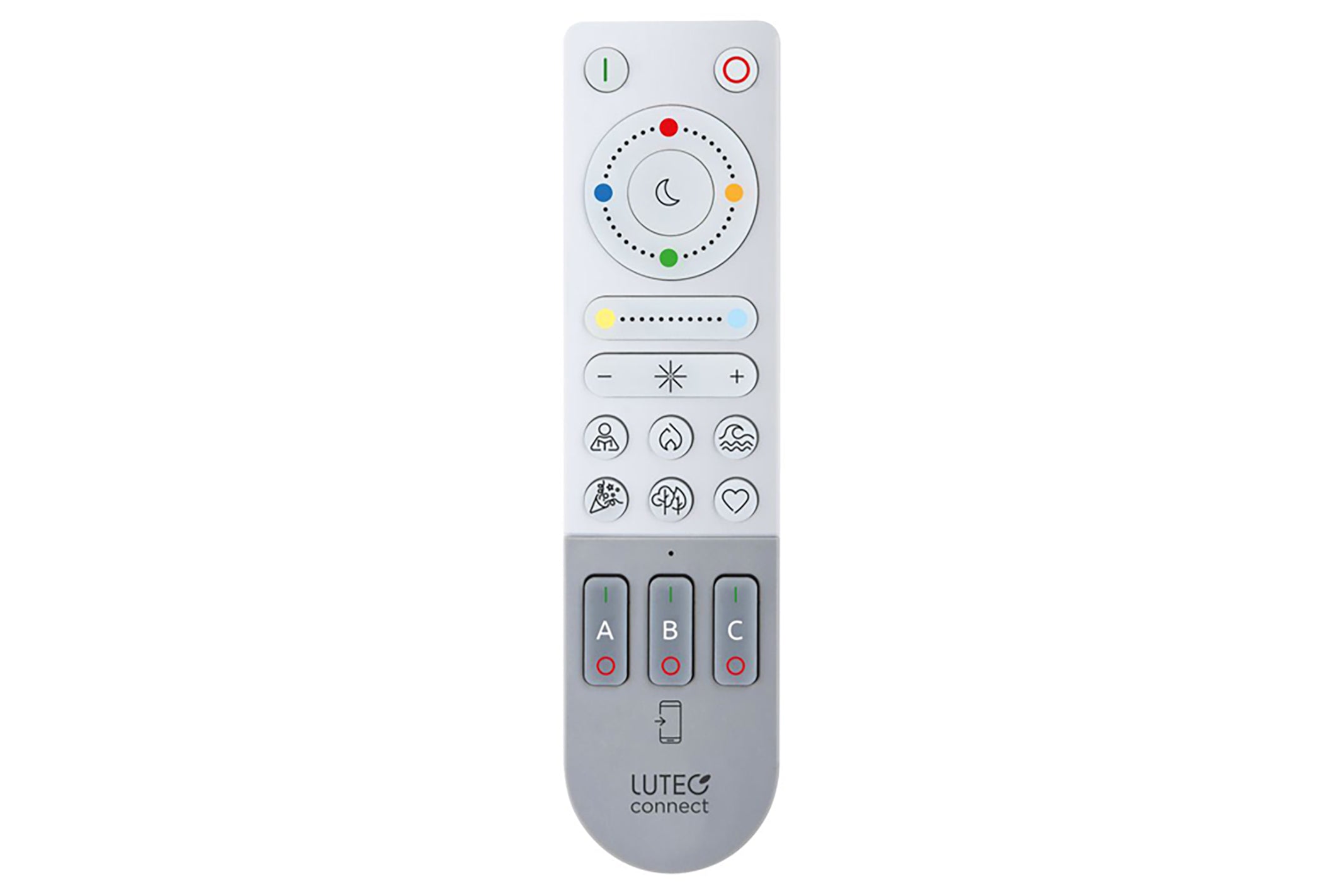 Smart bluetooth & Infrared remote control-white