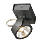 KALU, luminária de parede e de teto, uma lâmpada, LED, 3000 K, preto, 60º