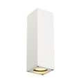THEO UP/DOWN, QPAR51, luminária de parede, branco, máx. 2x50 W