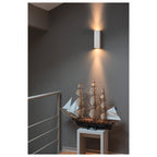 THEO UP/DOWN, QPAR51, luminária de parede, branco, máx. 2x50 W