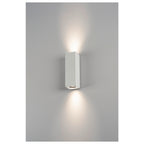 THEO UP/DOWN, QPAR51, luminária de parede, branco, máx. 2x50 W