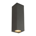 THEO UP/DOWN, luminária de parede, QPAR51, antracite, máx. 2x50 W