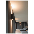 THEO UP/DOWN, luminária de parede, QPAR51, antracite, máx. 2x50 W