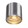 ROX CEILING OUT, QPAR11, luminária de teto para exteriores, alumínio escovado, máx. 50 W, IP44
