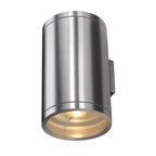 ROX WALL OUT, UP/DOWN, QPAR11, luminária de parede para exteriores, alumínio escovado, máx. 2x50 W, IP44