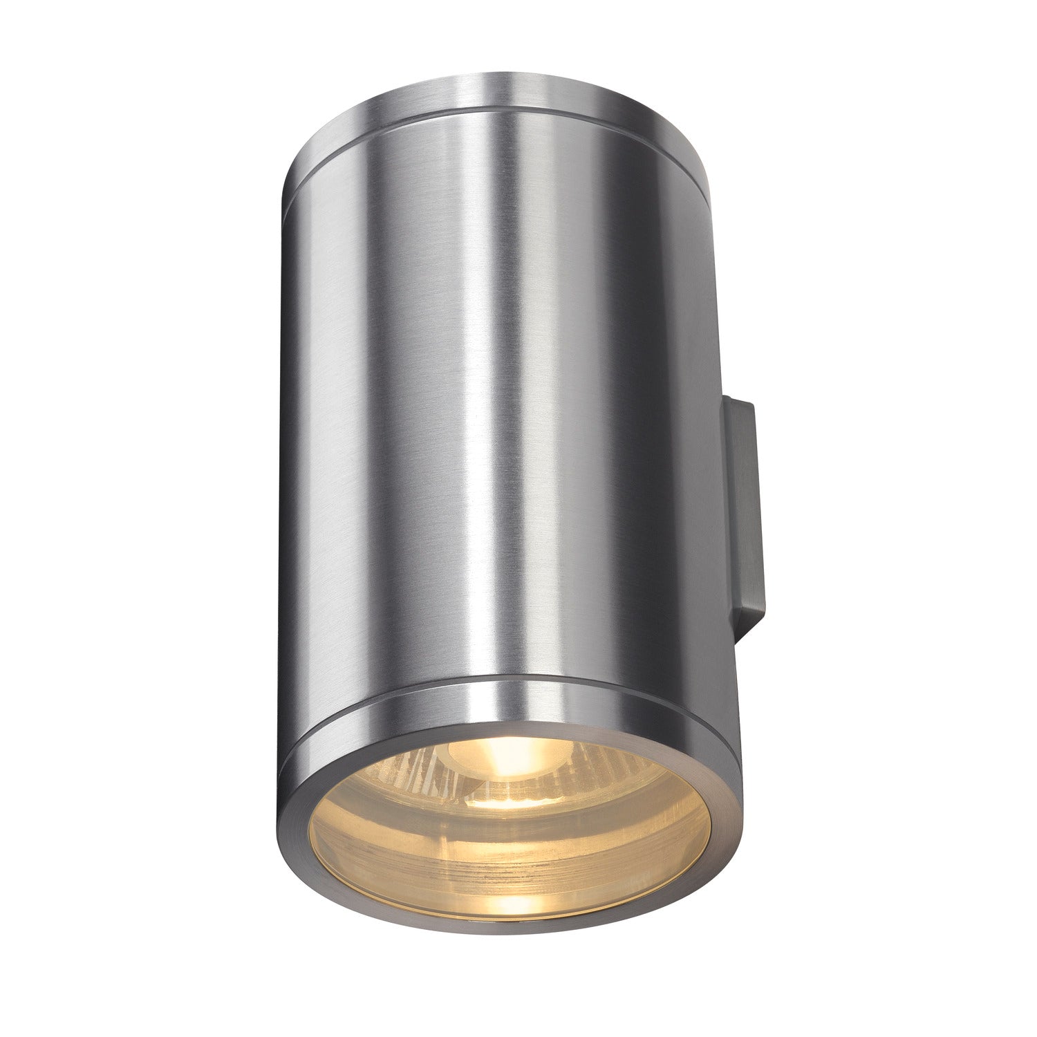 ROX WALL OUT, UP/DOWN, QPAR11, outdoor wall light, brushed aluminium, max. 2x50 W, IP44