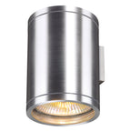 ROX WALL OUT, UP/DOWN, QPAR11, luminária de parede para exteriores, alumínio escovado, máx. 2x50 W, IP44